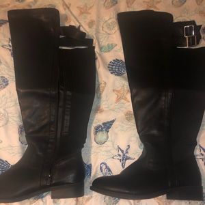 Torrid wide width over the knee boots with straps